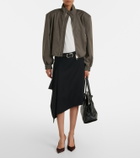 The Attico Virgin wool-blend bomber jacket
