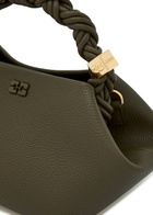 Ganni Bou Small Grained Leather top Handle bag - Olive - One Size