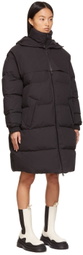 Bottega Veneta Down Frosted Poplin Long Puffer