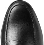 John Lobb - Grained-Leather Penny Loafers - Black