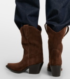 Paris Texas Dakota suede cowboy boots