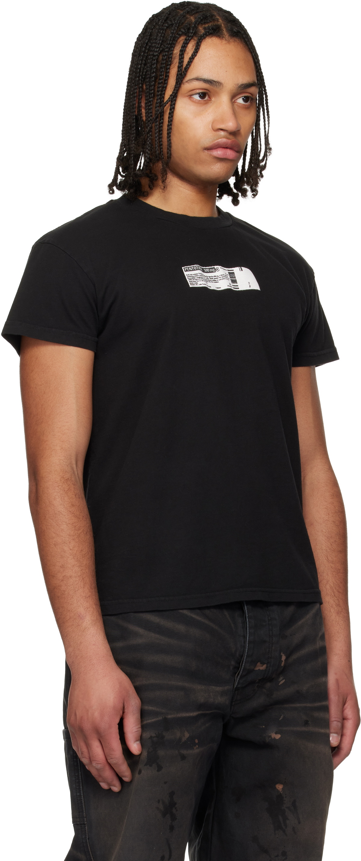 ALEXANDER DIGENOVA Black 'Truth Serum' T-shirt