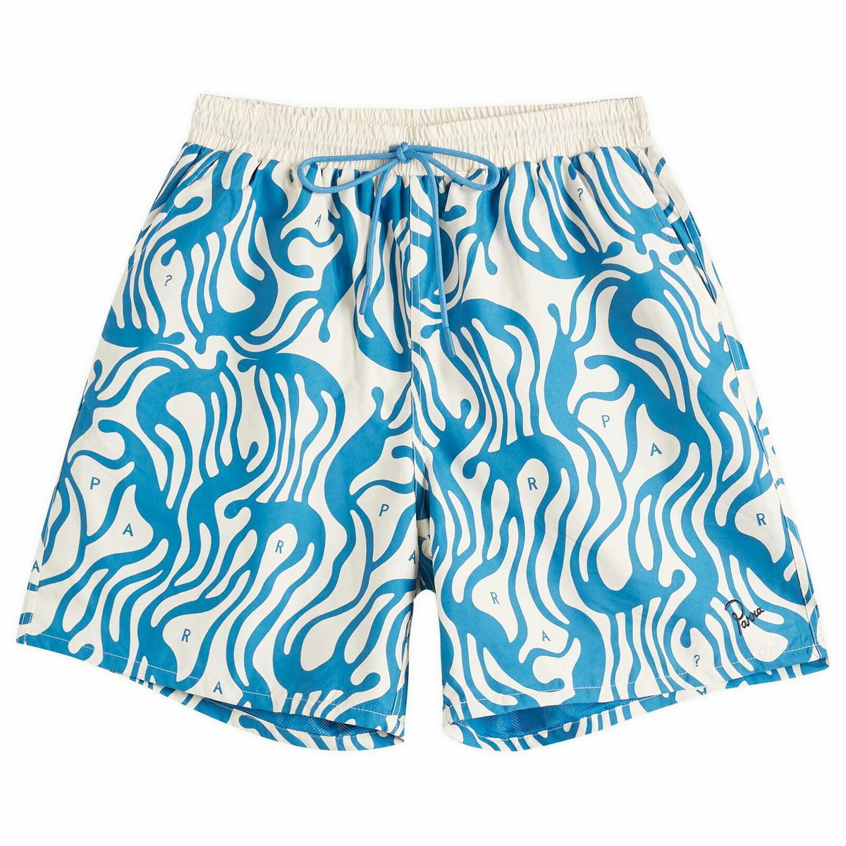 By Parra Men's Distorted Water Swim Shorts in Multi By Parra