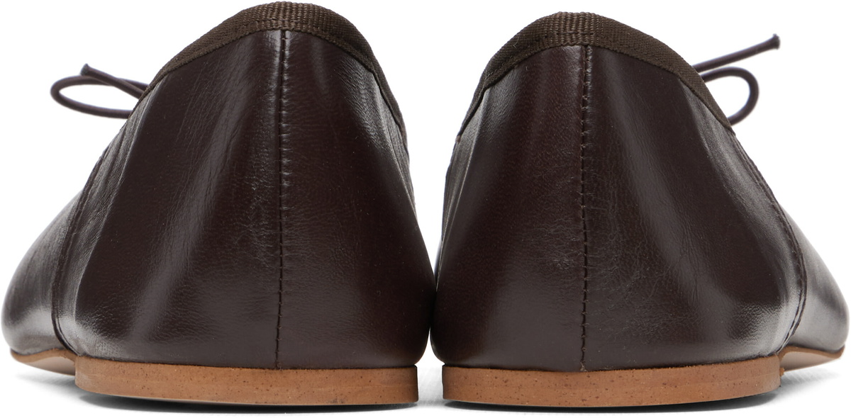 A.P.C. Brown Cleo Ballerina Flats