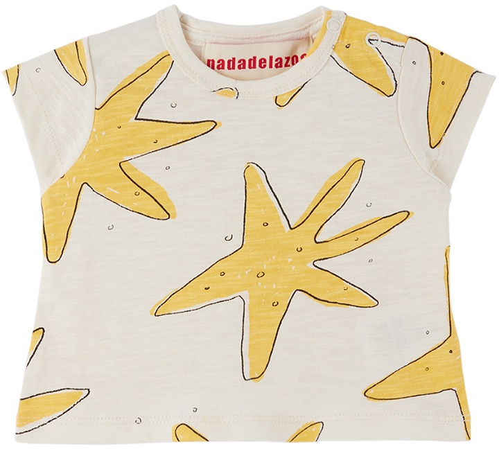 Photo: nadadelazos Baby White Sea Stars T-Shirt