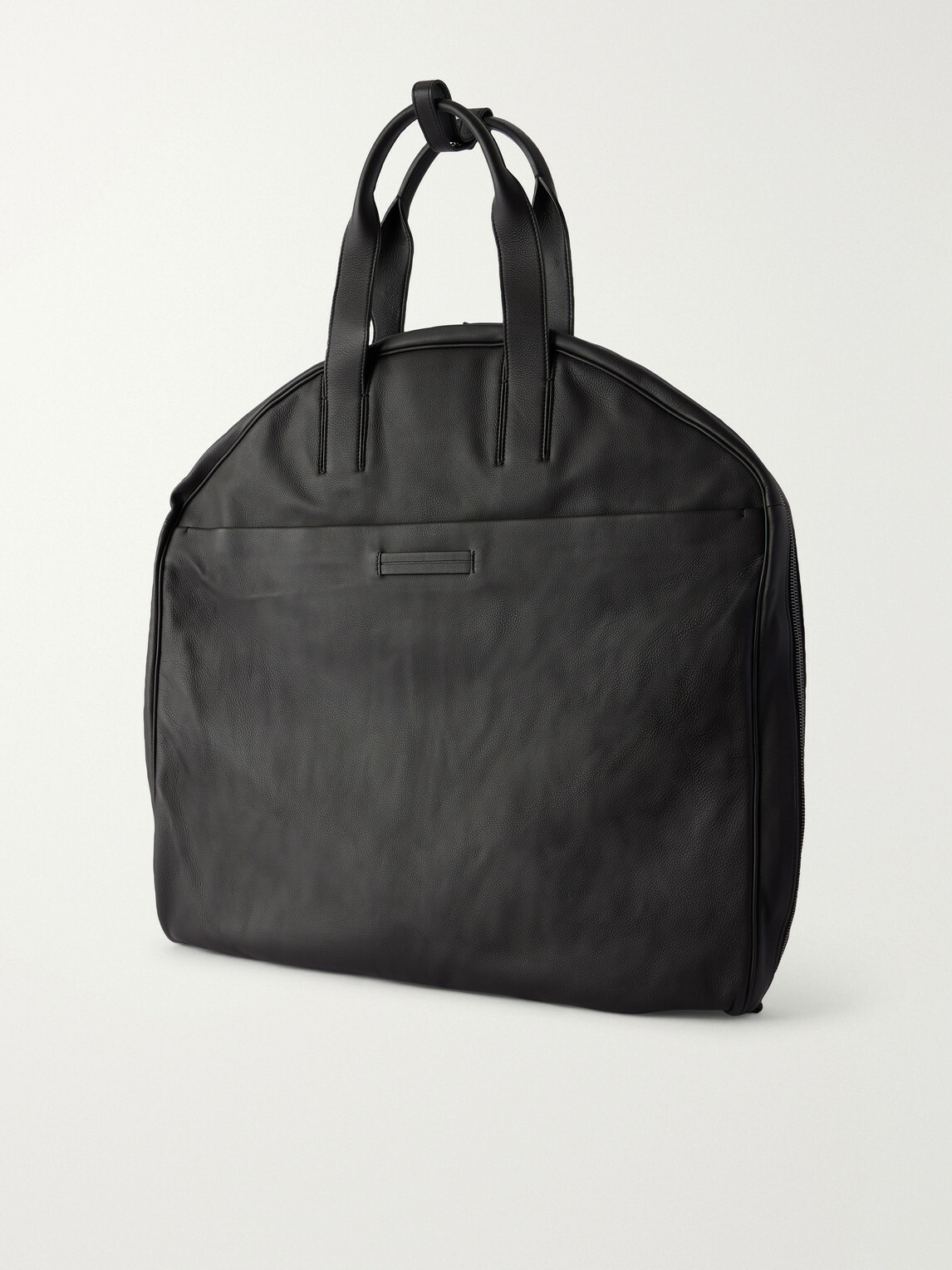 Zegna - Full-Grain Leather Suit Carrier - Black