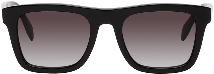 Photo: Alexander McQueen Black Square Logo Sunglasses
