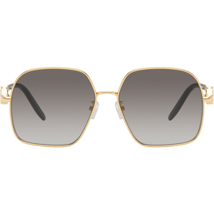 Photo: Fendi Gold FF Diamonds Sunglasses