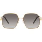 Fendi Gold FF Diamonds Sunglasses