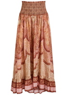 Zimmermann Wanderlust Patterned Silk Maxi Skirt Multicoloured 1