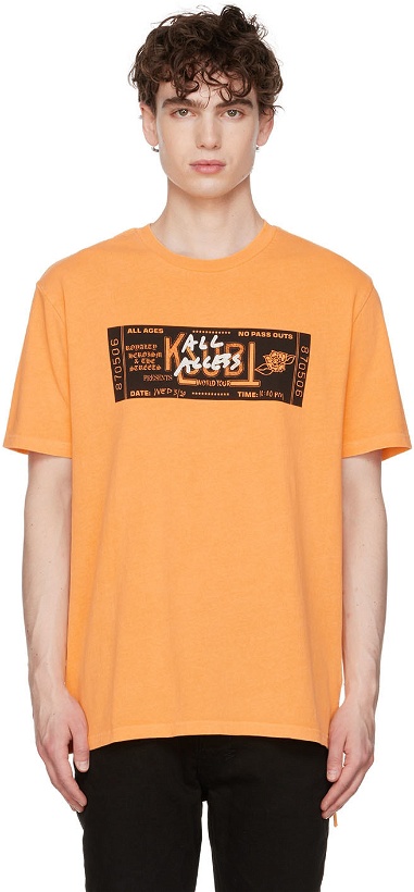 Photo: Ksubi Orange Ticket Kash T-Shirt