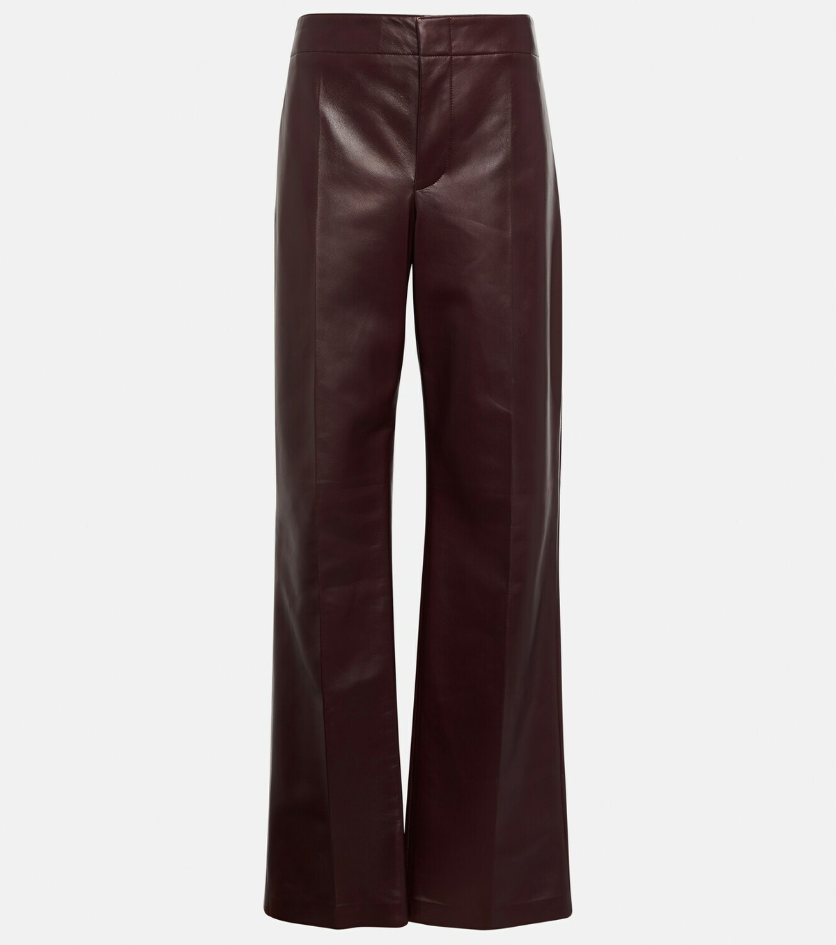 Bottega Veneta Leather wide-leg pants