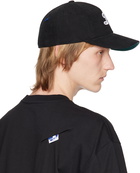 ADER error Black Six-Panel Variant Cap