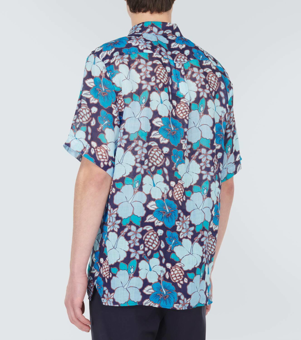 Vilebrequin Charli ramie bowling shirt