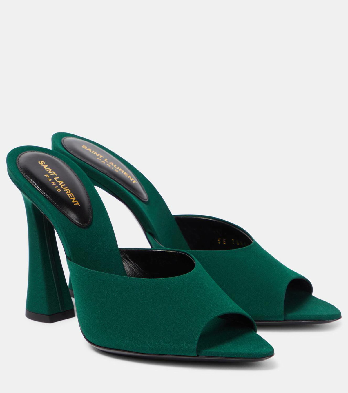 Saint Laurent Suite 105 crêpe de chine mules