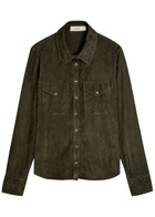 Skiim Caroline Suede Jacket Khaki