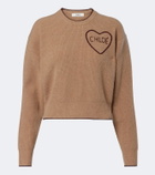 Chloé Logo wool and cashmere sweater