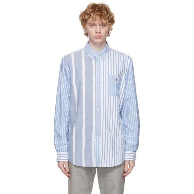 Polo Ralph Lauren Blue Striped Classic Fit Oxford Shirt Polo Ralph Lauren