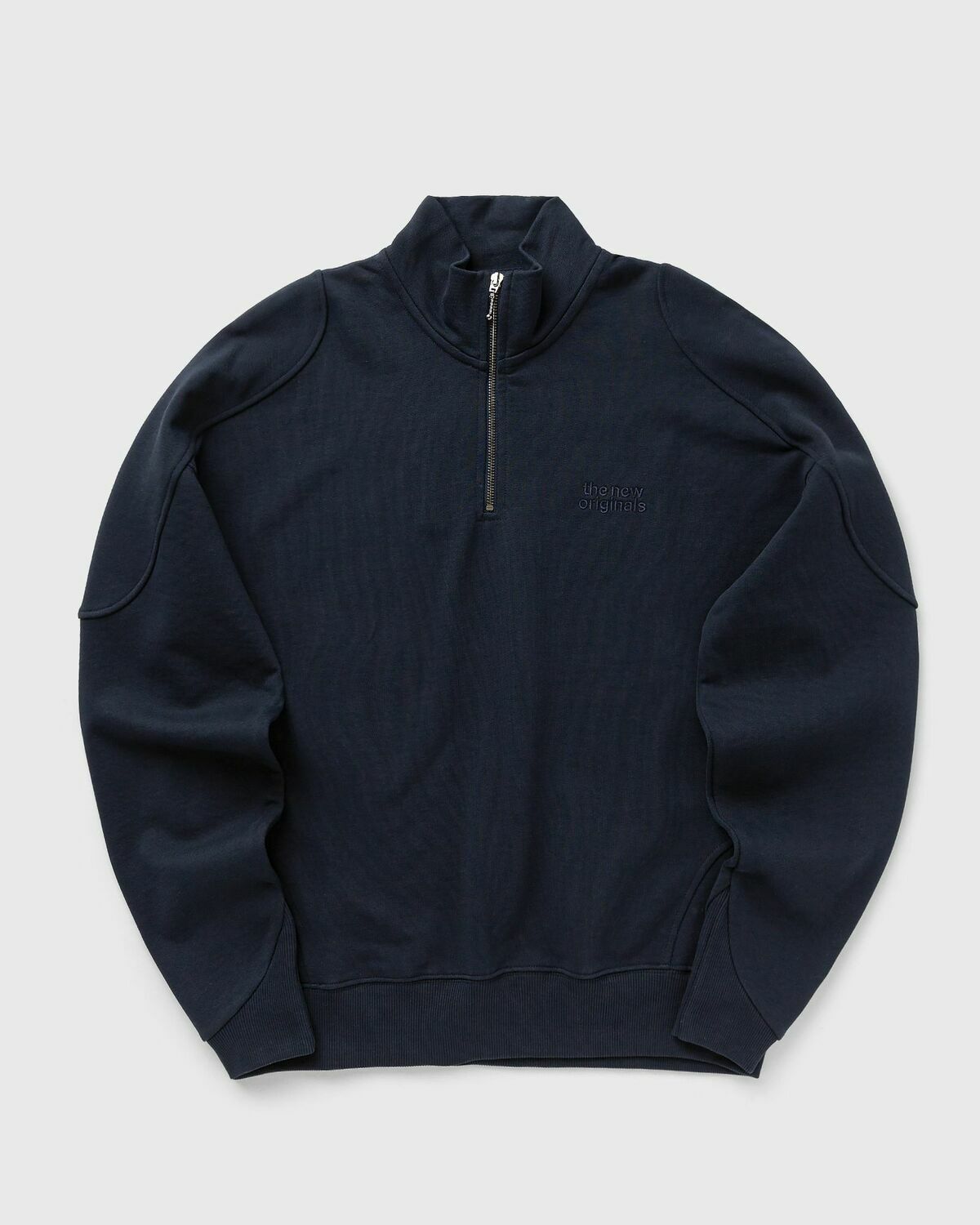 The New Originals EMBLEM HALF-ZIP SWEATER Blue Men