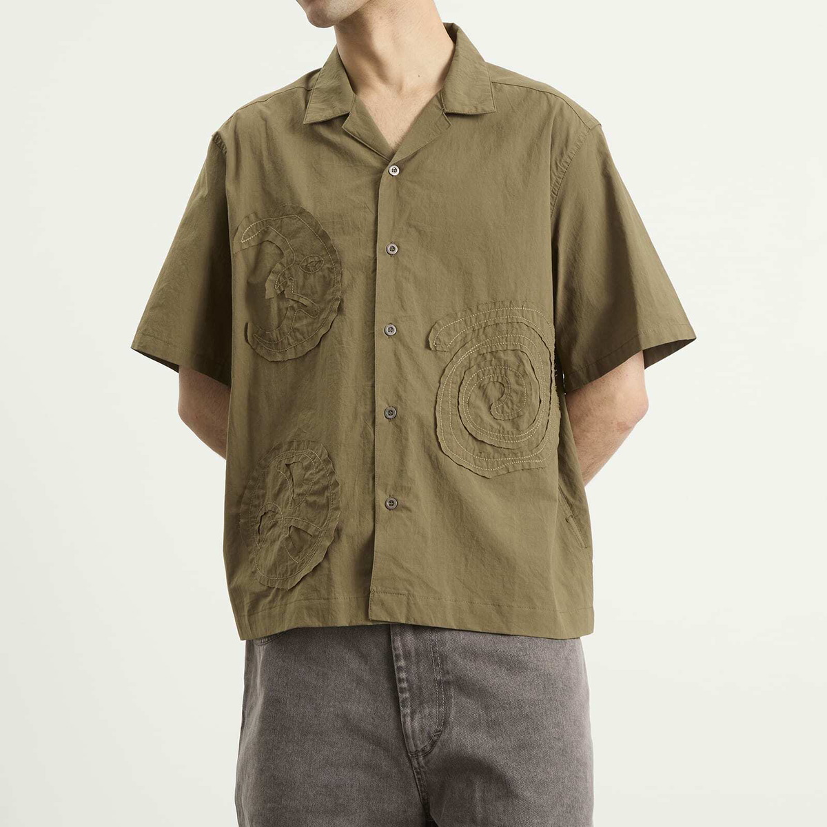 Heresy Men's Tatter Shirt in Green