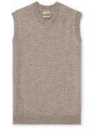 De Bonne Facture - Wool and Alpaca-Blend Sweater Vest - Neutrals