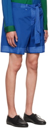 Sébline Blue Combat Shorts