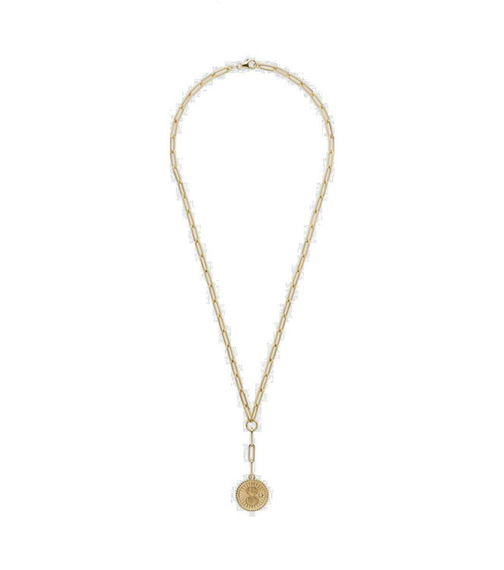 Photo: Foundrae Karma 18kt gold chain necklace with diamond