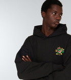 Kenzo - Embroidered cotton jersey hoodie