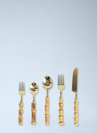 Les-Ottomans Set Of Five Bamboo Cutlery Set