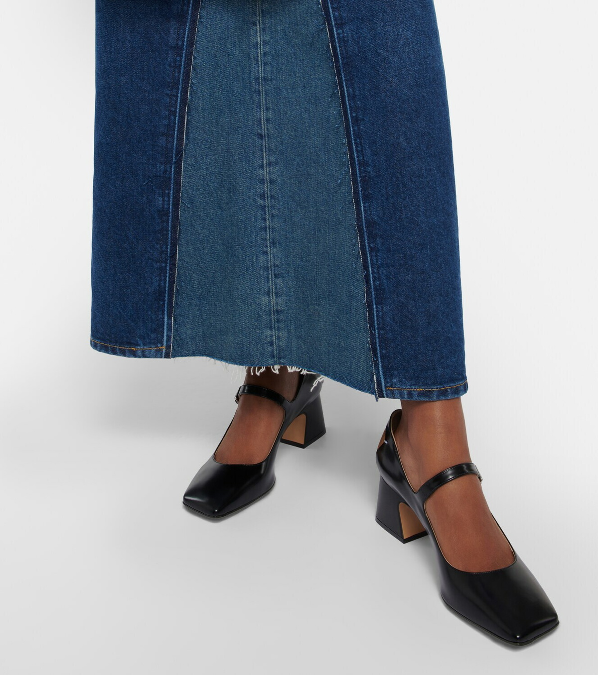 Maison Margiela - Four Stitches leather Mary Jane pumps