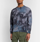Nicholas Daley - Tie-Dyed Loopback Cotton-Jersey Sweatshirt - Blue