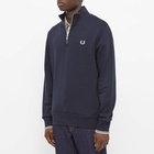 Fred Perry Authentic Men's Quarter Zip Sweat in Navy