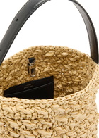 Toteme Belted Small Paper Raffia Tote - Natural - One Size