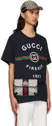 Gucci Navy 'Gucci Firenze 1921' T-Shirt