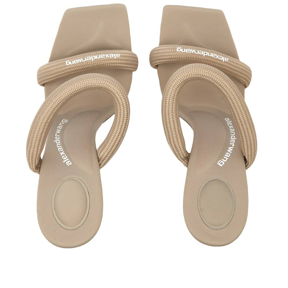 サンダル・ミュール Julie Tubular Webbing Sandals - Alexander Wang - Nylon - Bei julie 105mm nylon tubular sandal in BLACK | alexanderwang®