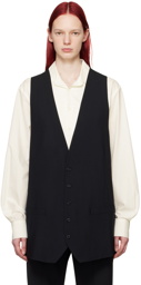 MM6 Maison Margiela Black Tailoring Vest