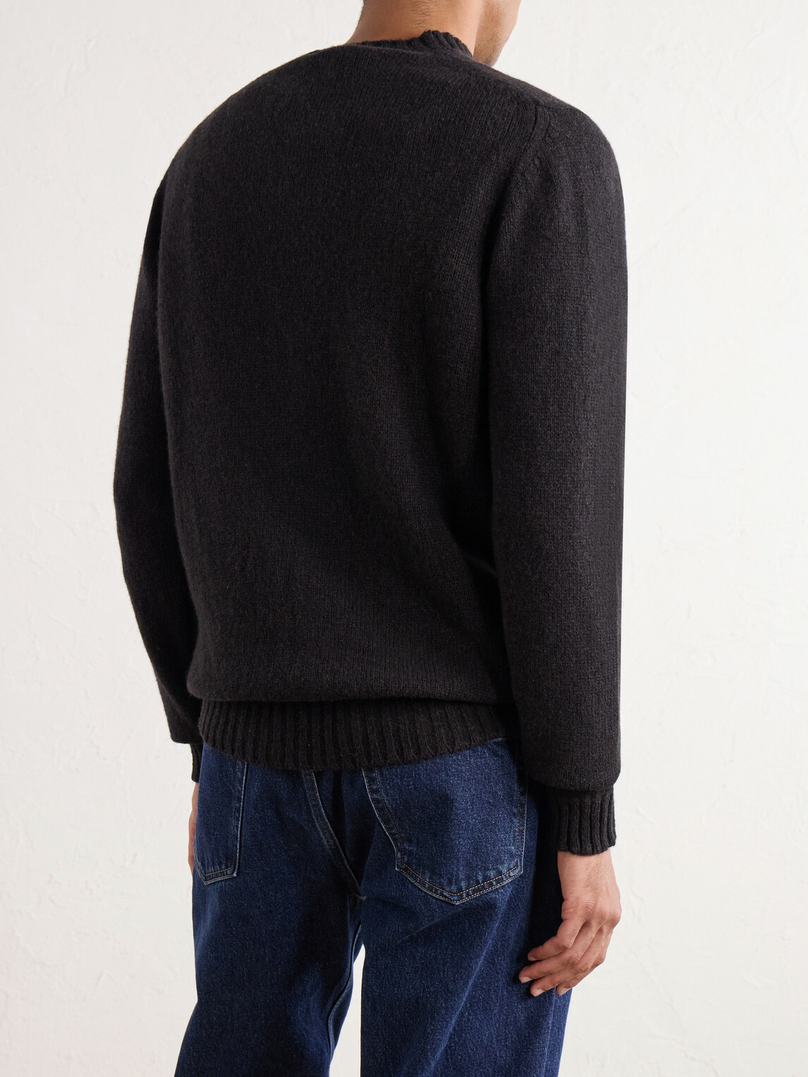 William Lockie - Aryan Wool Sweater - Brown