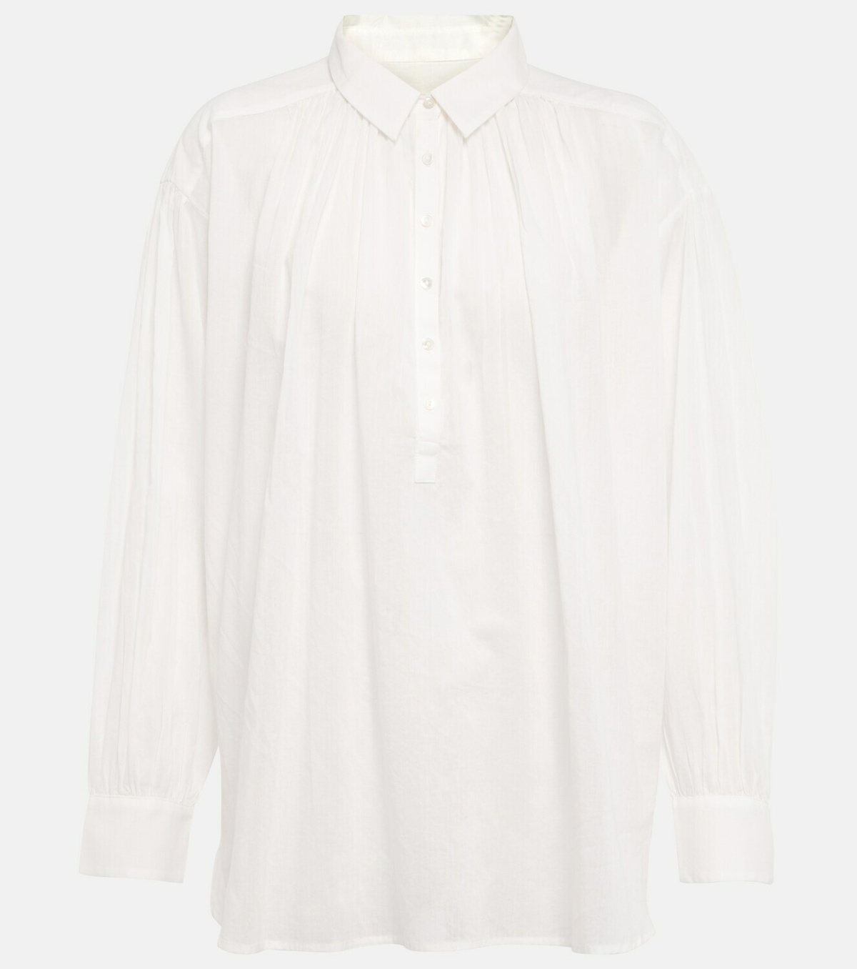 Nili Lotan - Miles cotton voile blouse