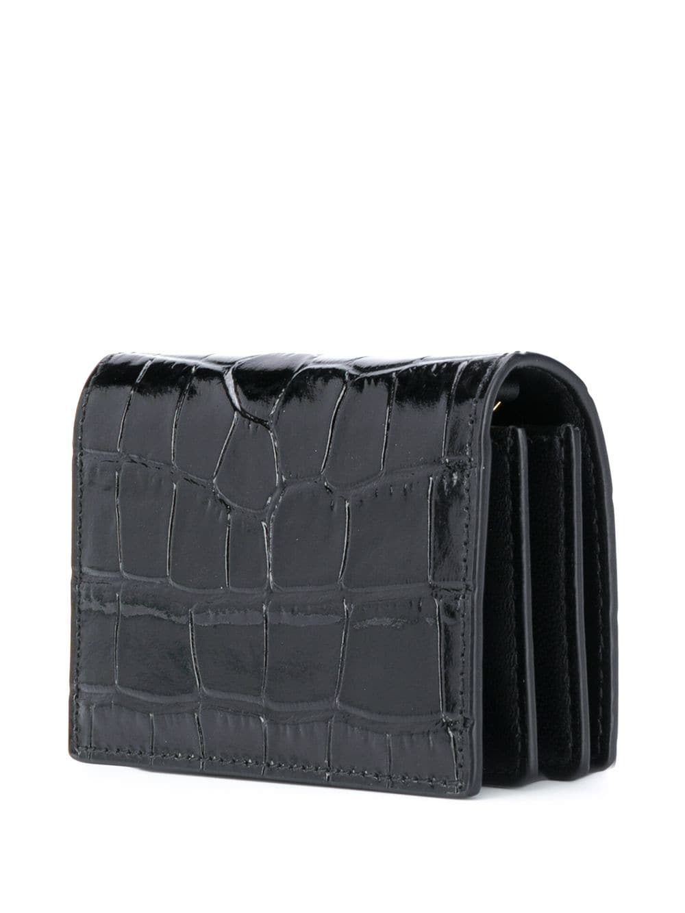ALEXANDER MCQUEEN - Skull Leather Card Holder On Chain