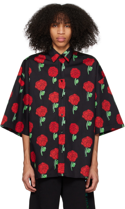 Photo: Versace Jeans Couture Black Roses Shirt