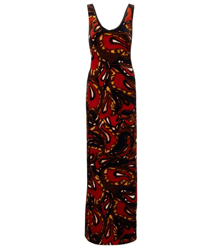 Photo: Dries Van Noten Debant printed cotton-blend maxi dress