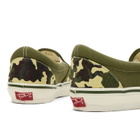 Vans LX Classic Slip-On 98 Sneaker in Camo Green