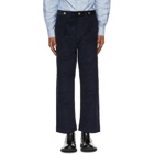 Loewe Navy Corduroy Workwear Trousers