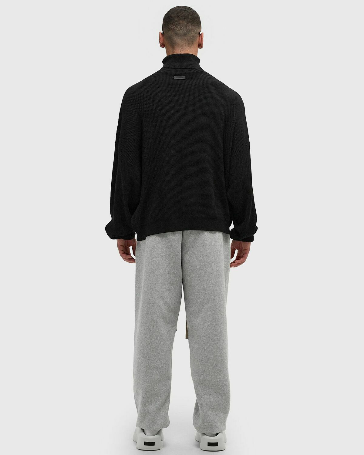 Fear of God Essentials WAFFLE TURTLENECK Black Mens Pullover