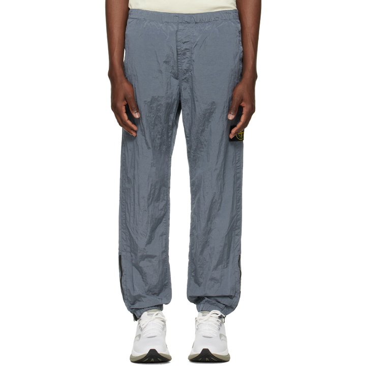 Photo: Stone Island Blue 3100035 Nylon Metal ECONYL Trousers