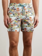 Vilebrequin - Mahina Straight-Leg Mid-Length Recycled Swim Shorts - Blue