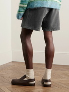 Acne Studios - Rego Straight-Leg Cotton-Jersey Shorts - Gray