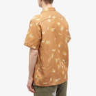 NN07 Men's Daniel Floral Vacation Shirt in Tan