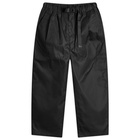 Comme des Garçons Homme Men's Poly Gabardine Belted Trousers in Black