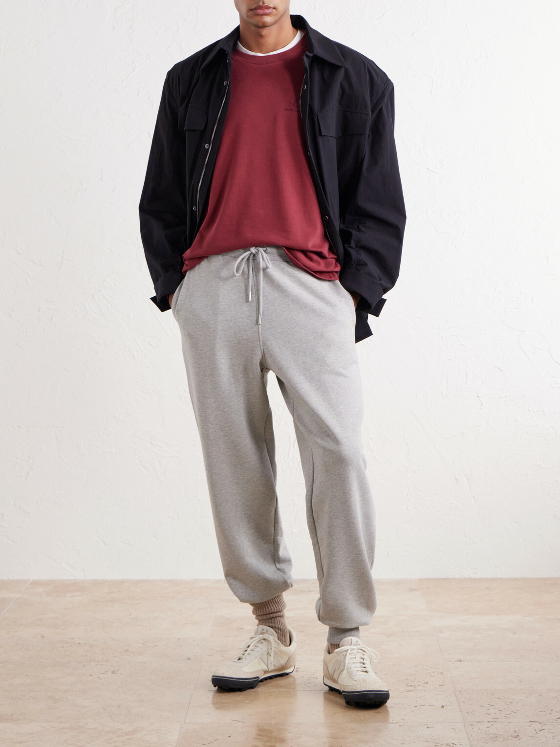 Aimé Leon Dore - Logo-Embroidered Cotton-Jersey T-Shirt - Burgundy